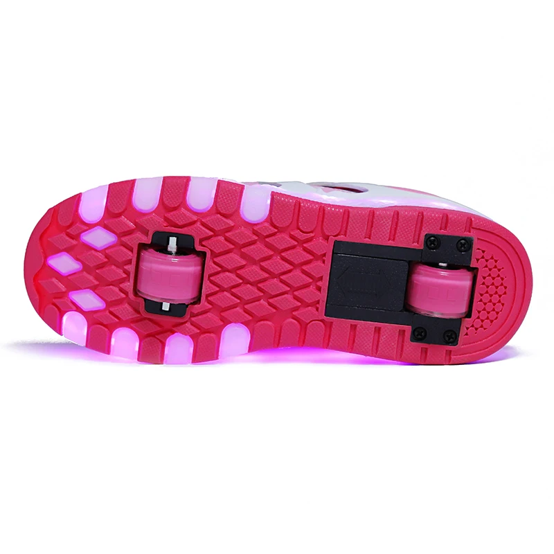 
2020 New LED Light Up Shoes Roller Best Skate Shoes For Kids Drop Shipping Exercise 