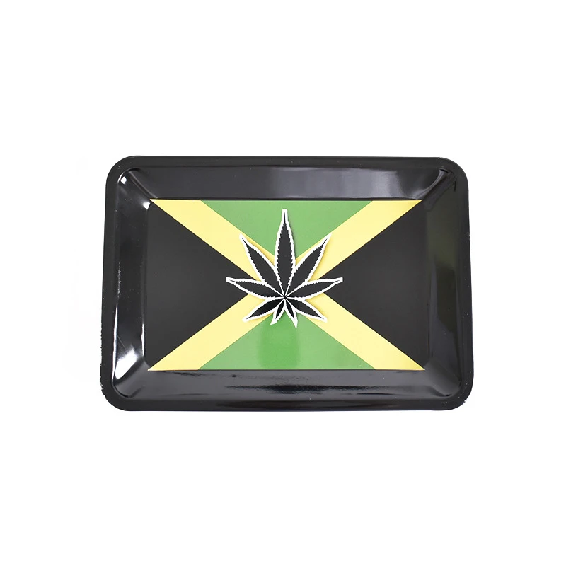 
Free Sample Free Shipping Tobacco Weed Metal Smoking Tin Rolling Tray 