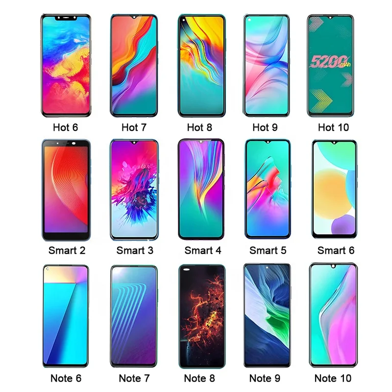 Оптовая продажа замена экрана дисплея комбинированная сборка для Infinix Hot 10 6 7 8 9 Lite Play S5