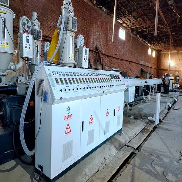 Three Layers HDPE Plastic Corrugated Pipe Machines