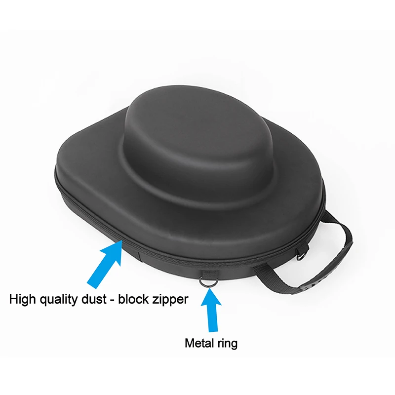 Factory Custom Portable Travel Cowboy Hat Rack Pressure-Proof Storage Box For Carrying Cowsboy Hats Special Purpose Bags & Cases