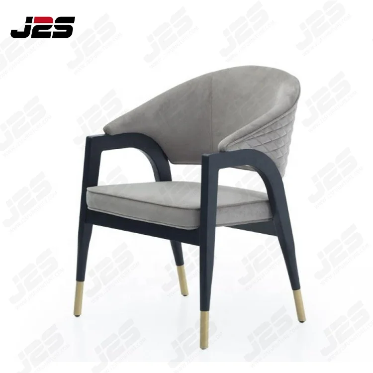 Factory price foshan furniture modern Luxury chair dining room chairs wooden back with glossy painting wood chair