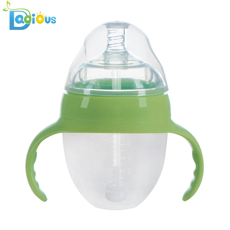 2019 Hot Sale BPA Free Silicone Baby Feeding Bottle