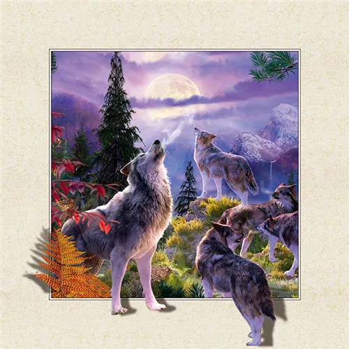 High Quality custom 3D flip poster printing cheap 3D Lenticular picture card wholesale 5d lenticular wall picture of animal