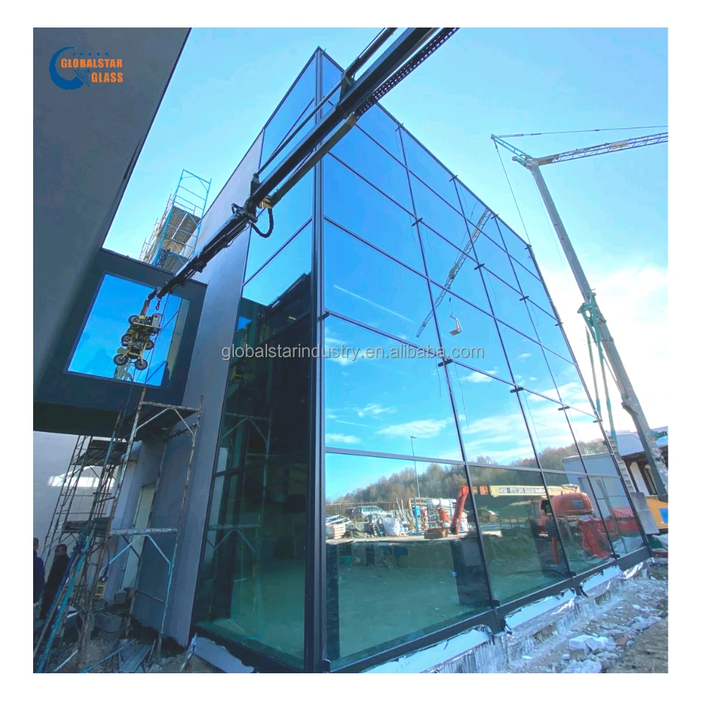 Durable And High Quality Clear Bronze Grey Building Double Glazing Glass