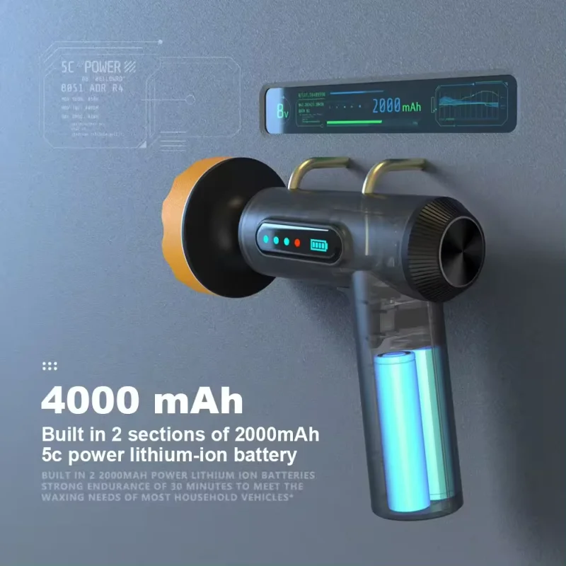 Adjustable Speed Portable Cordless Battery Multifunctional Handheld Electric Wireless Polishing Machine Car Buffer polisher