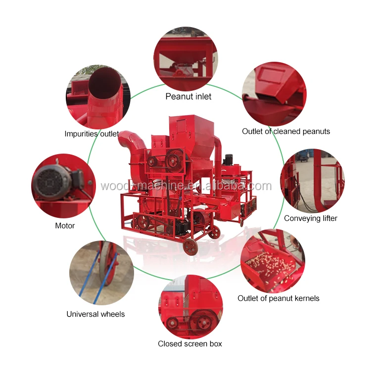 peeling peanuts sheller process automatic peanut shelling machine reliable price