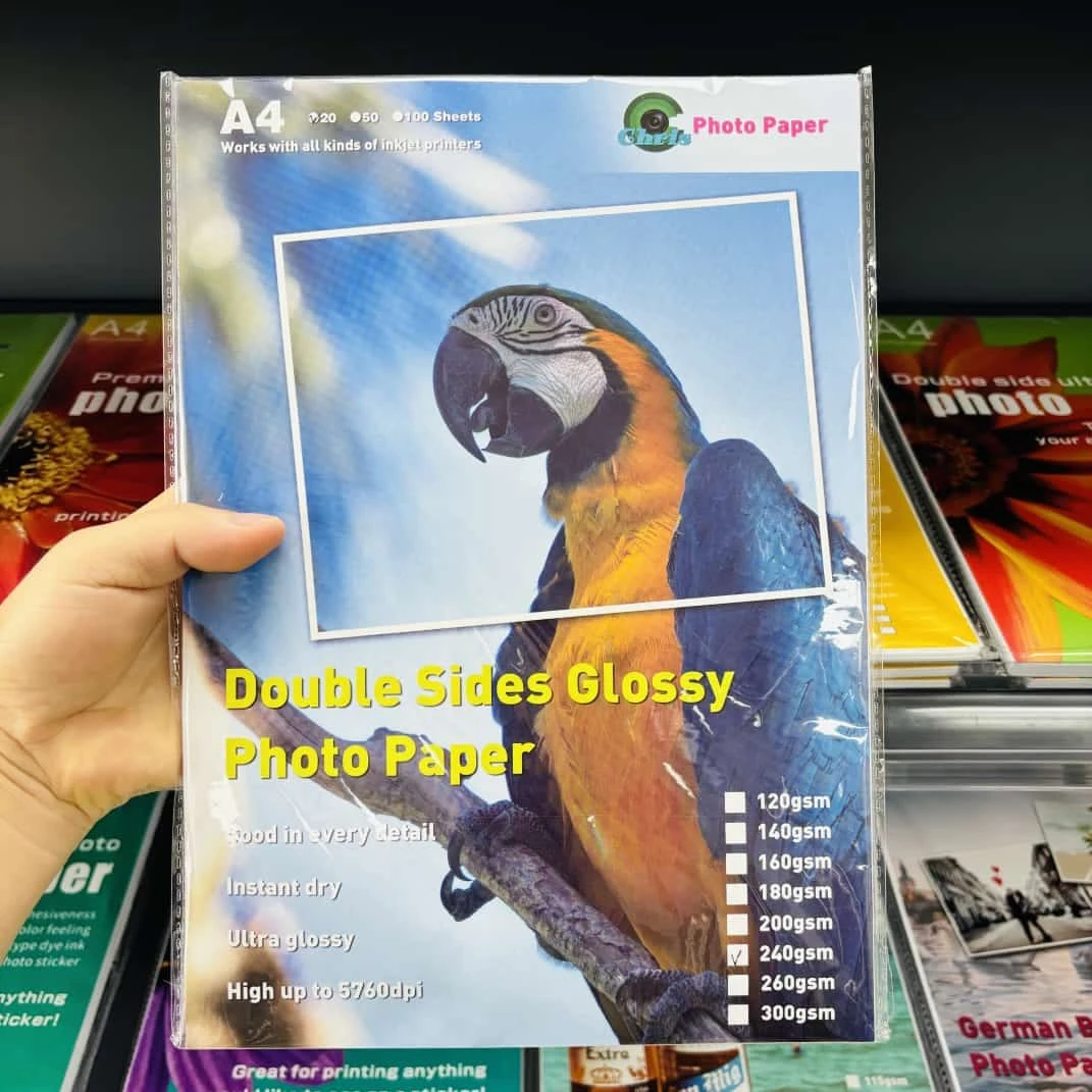 Hot Sale 5*7 A4 300g Matte Double Sided Glossy Photo Paper
