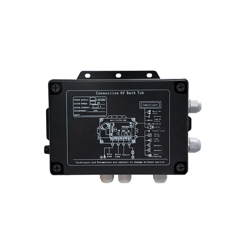 Spa Tub Massage Control Panel lcd sauna bath time and temperature controller