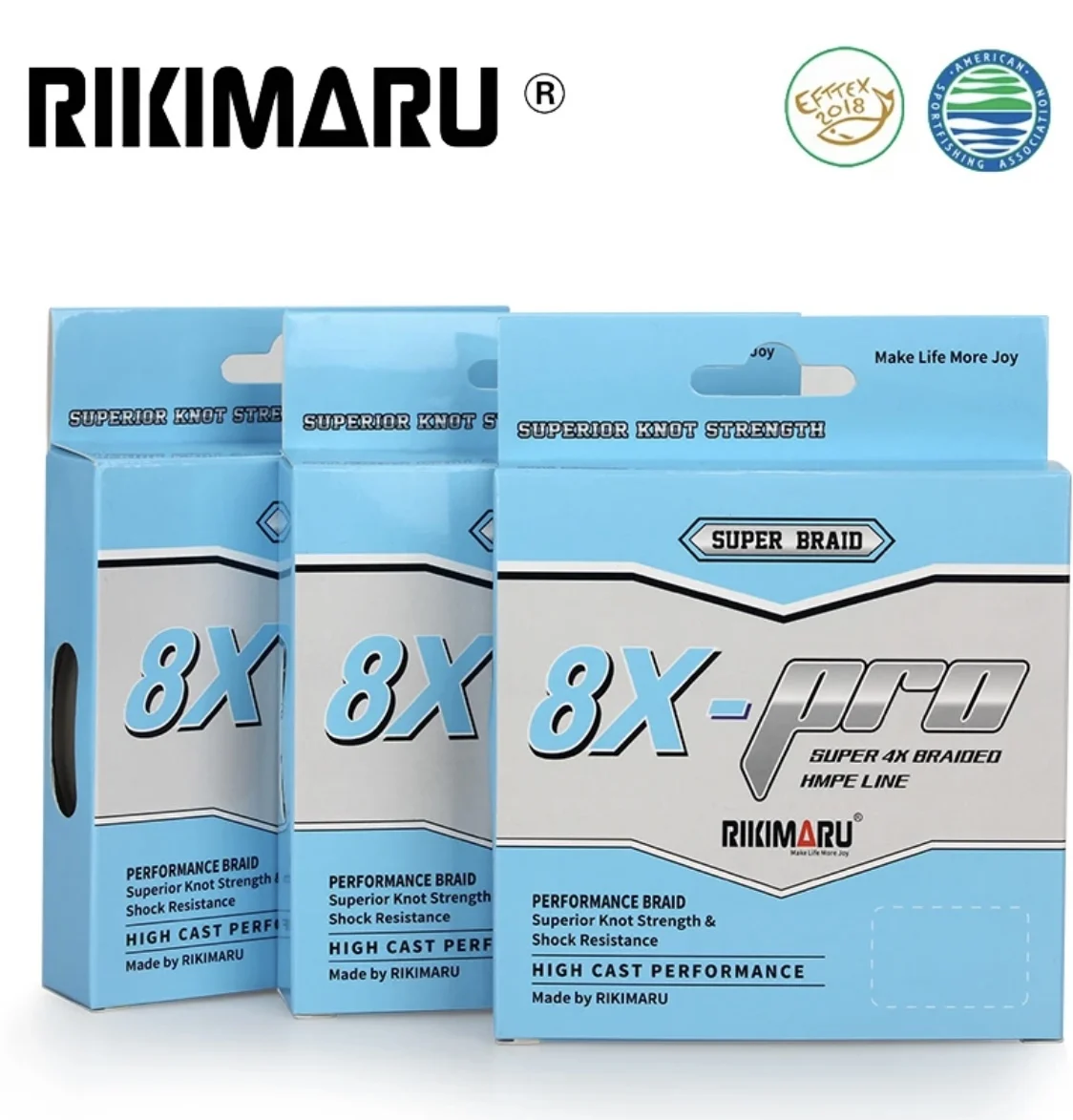 Rikimaru Spot Color x8 Strand 300m UHMWPE Braided High Quality  Fresh Water Fishing Lines Carpfishing Angling Line