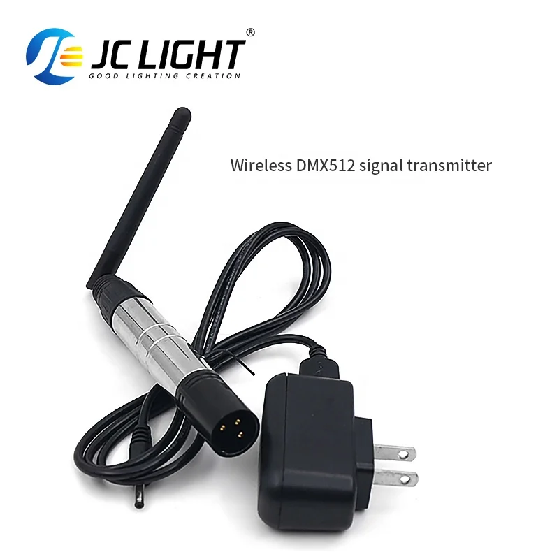Wireless Dmx512 Singal Transmitter and Receiver Stage Lighting 2.4g 3-Pin Xlr Connector Led Receptor For Dj Lights