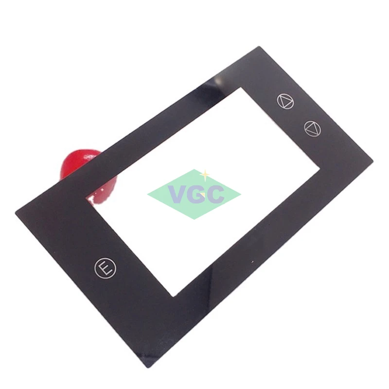 VGC 4MM5MM6MM Home Appliance Tempered Glass Silkscreen Black Printing Tempered Glass Microwave Oven Door Glass