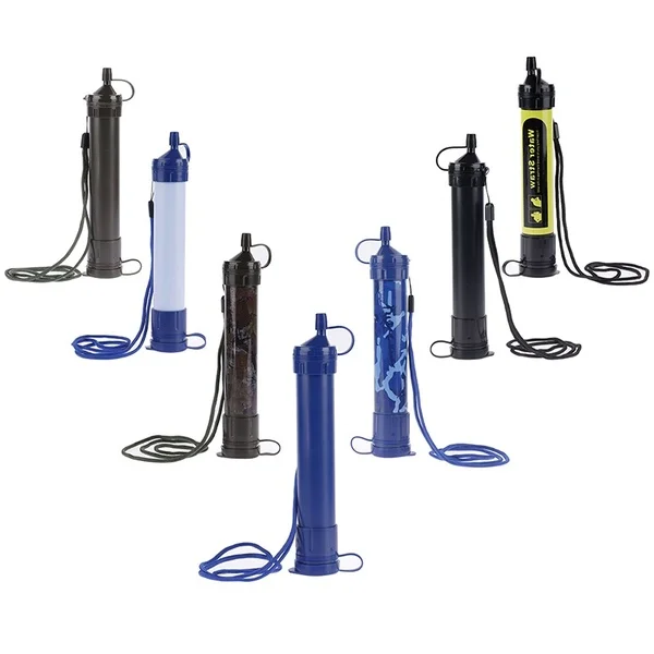 Outdoor Water Purifier Camping Hiking Emergency Survival 4500L Volume Personal Water Filter Straw