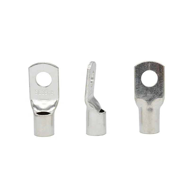 Серия SC одноотверстие Φ металлические разъемы электрические медные кабельные наконечники трубчатый терминал