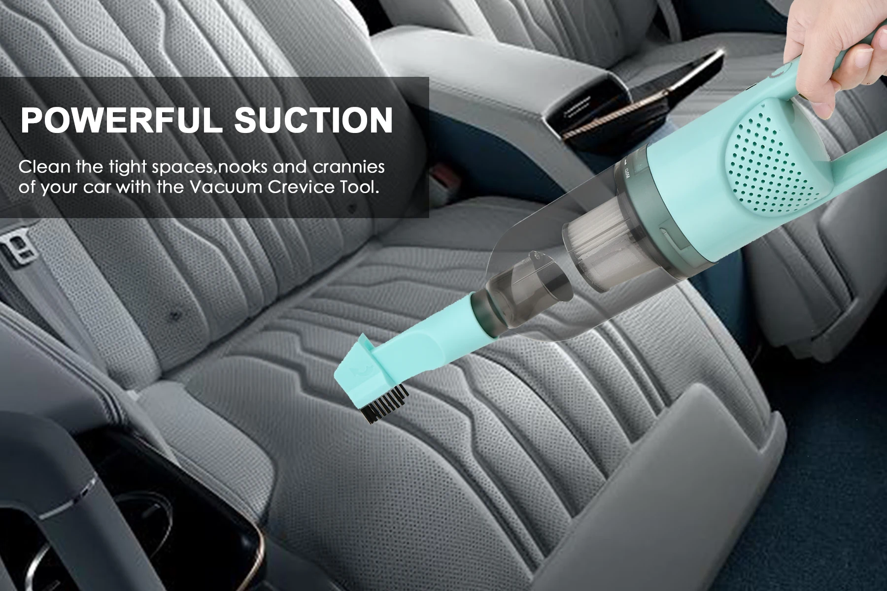 3 in 1 Car Vacuum Cordless Rechargeable with High Power Suction Wireless Mini Portable Vacuum for Car/Home