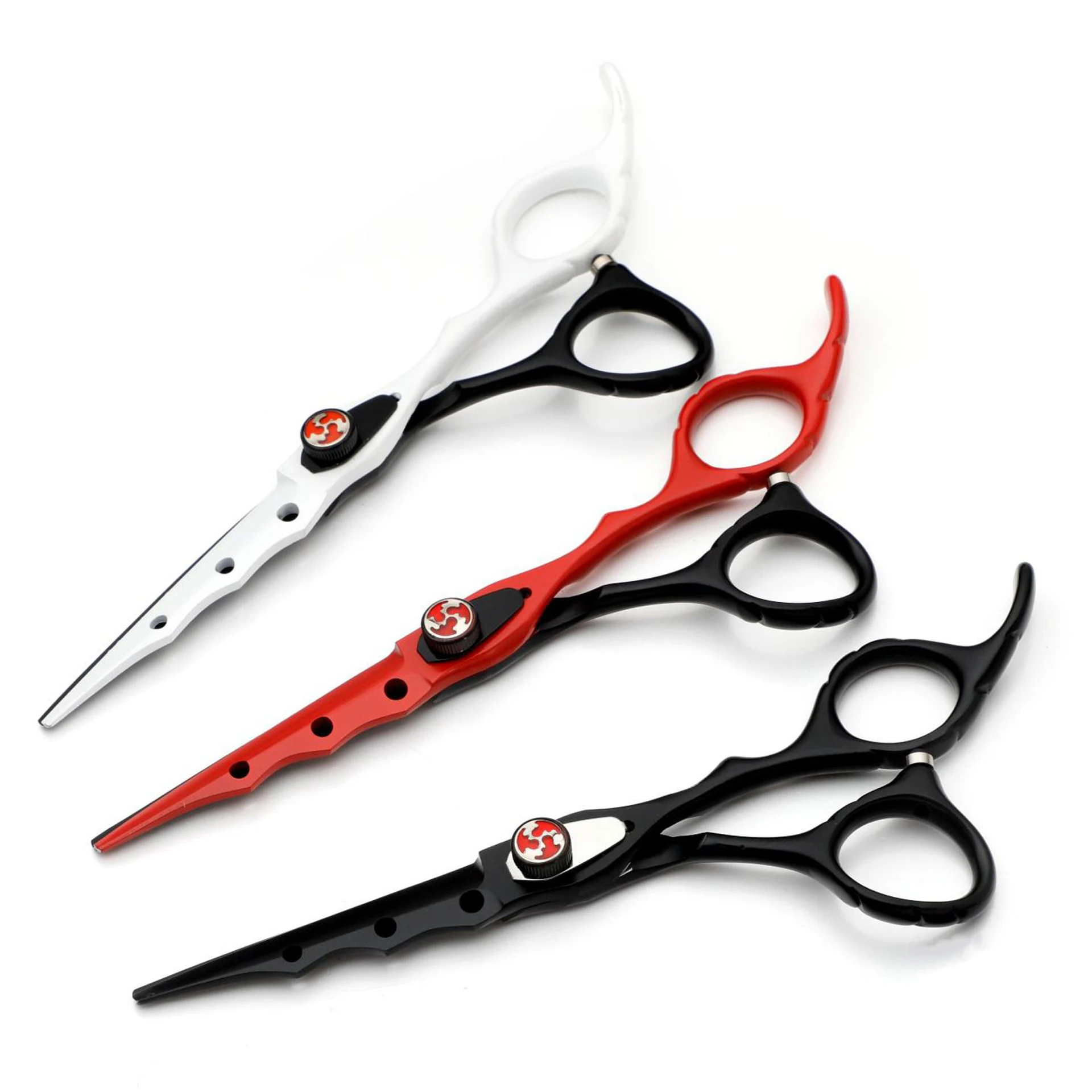 F81 Professional Barber Scissors 5.5/6 Inch Stainless Steel with Sharp Tip for Hair Cutting in Barber Shops and Salons