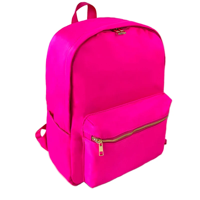 Stoney Clover In Stock 13 Inch 15 Nylon teens Children School Bag With Glitter Varsity Letters Personalized Name Backpack