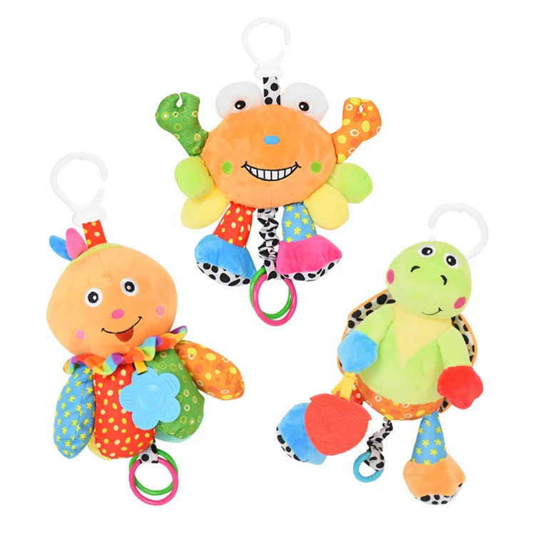 Baby Musical toys  Baby Activity And Teething Toy With Multi-sensory Rattle And Textures