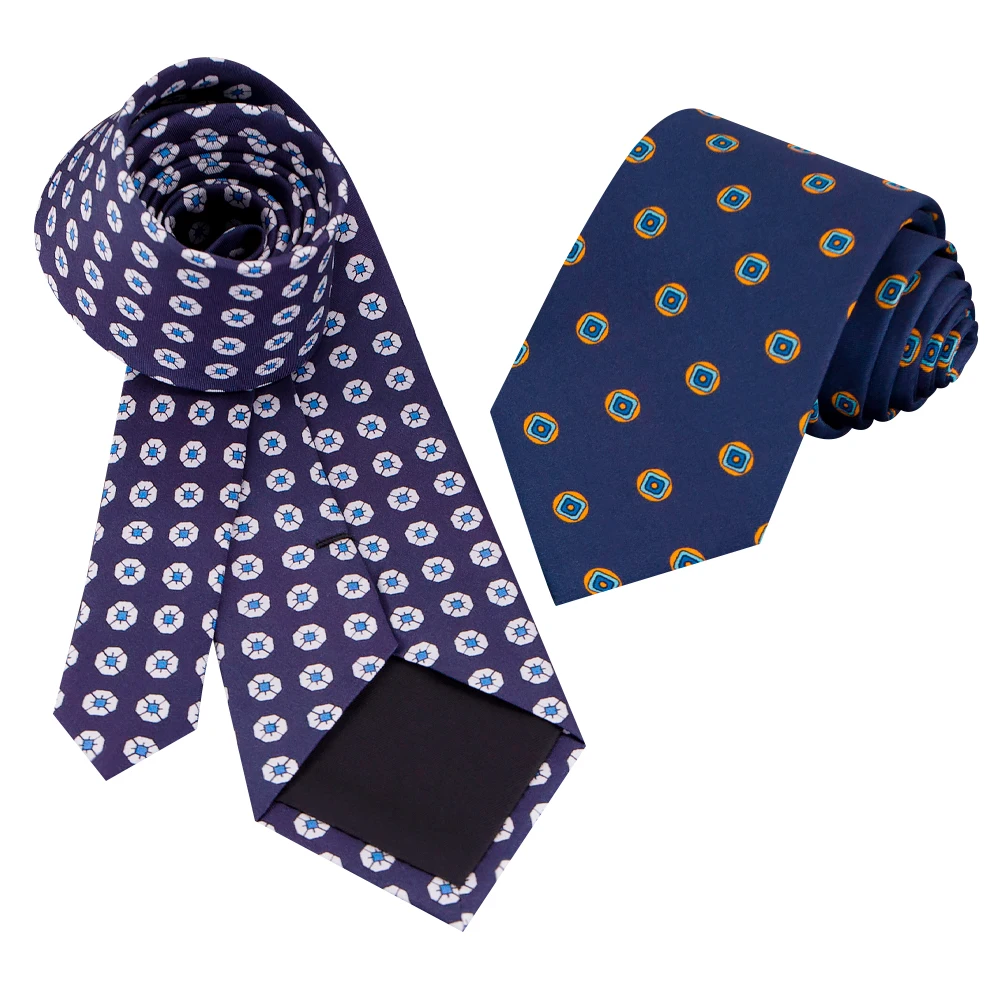 Manxiang Factory Customization Jacquard Floral Plaid Neckwear Italian Silk Ties