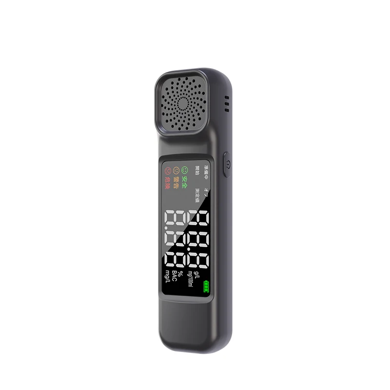 2022 new Design breathalyzer alcohol tester commercial digital breath alcohol tester with lcd clock