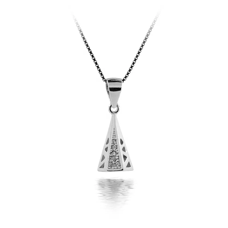 Wholesale fashion jewelry 925 sterling silver charm pendant necklace fine jewelry