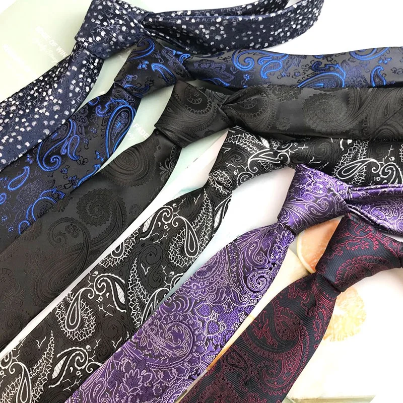 Итальянские роскошные мужские галстуки Пейсли красочные галстуки мужские галстуки