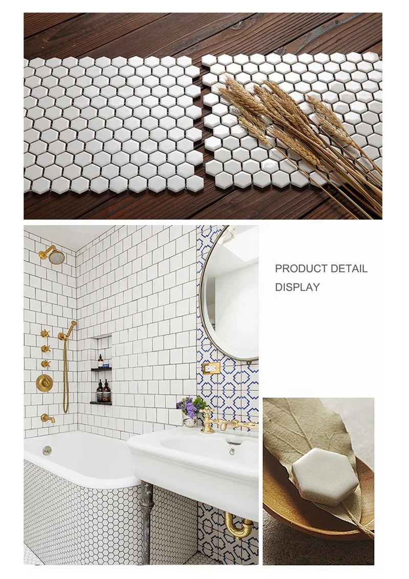 White Decorate Home Wall Cheap Price Mosaic Glass Decorative Ceramic Tiles