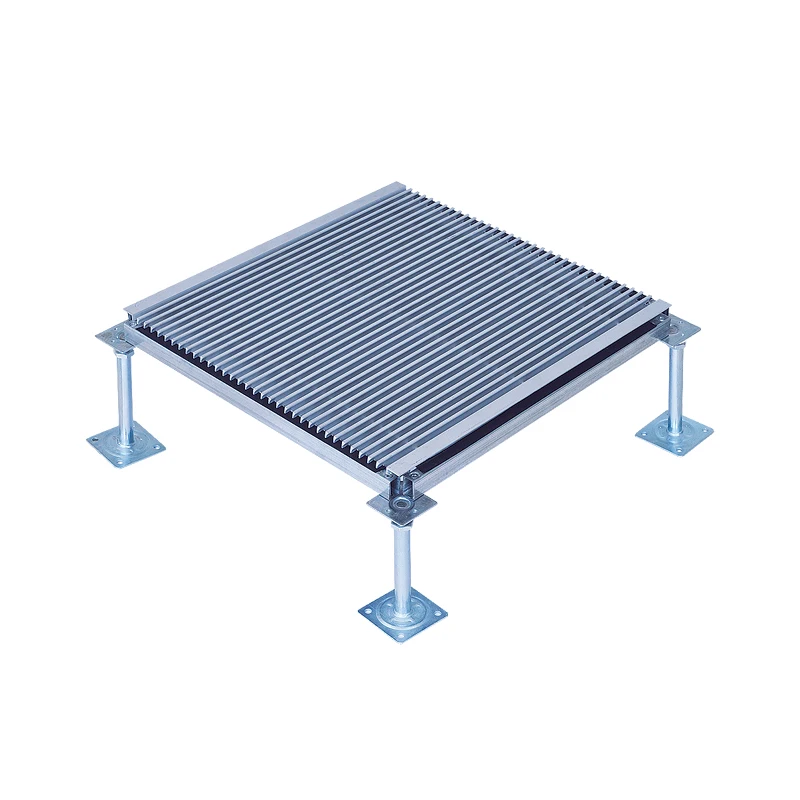 Access data center perforated raised access floor tiles