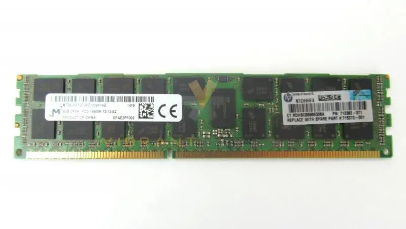 Оригинальный новый 8G 2R 4 PC3-14900R DDR 708639-B21 8 Гб оперативной памяти DDR4 память для сервера