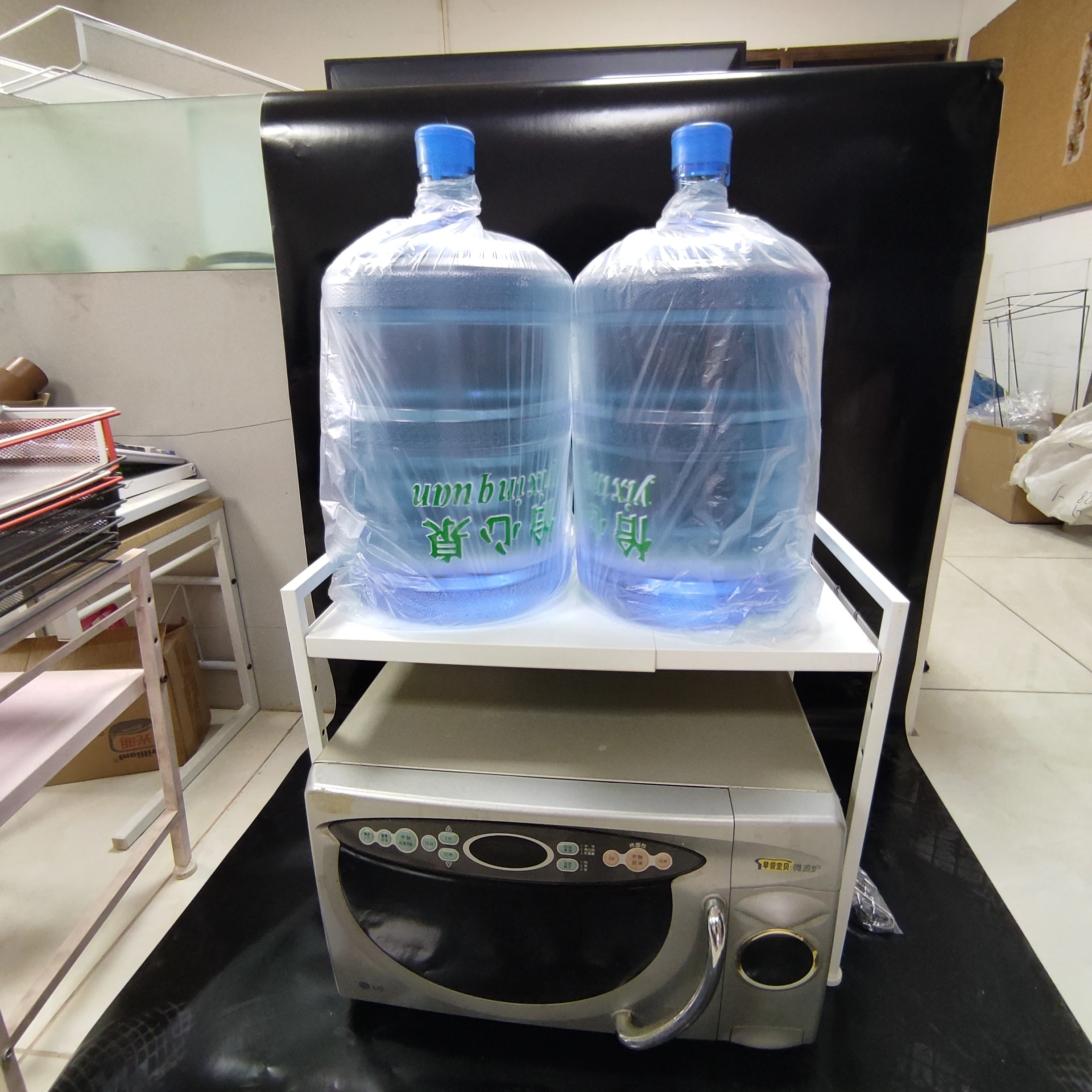 Extendable Microwave Oven Rack Adjustable Microwave/toaster Shelf Heavy Duty Stand Kitchen Counter Top Organizer