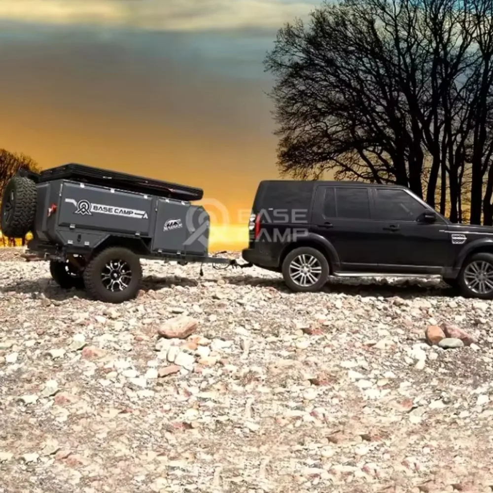 Folding Tiny Container House trailer With A Bathroom And Kitchen Inside