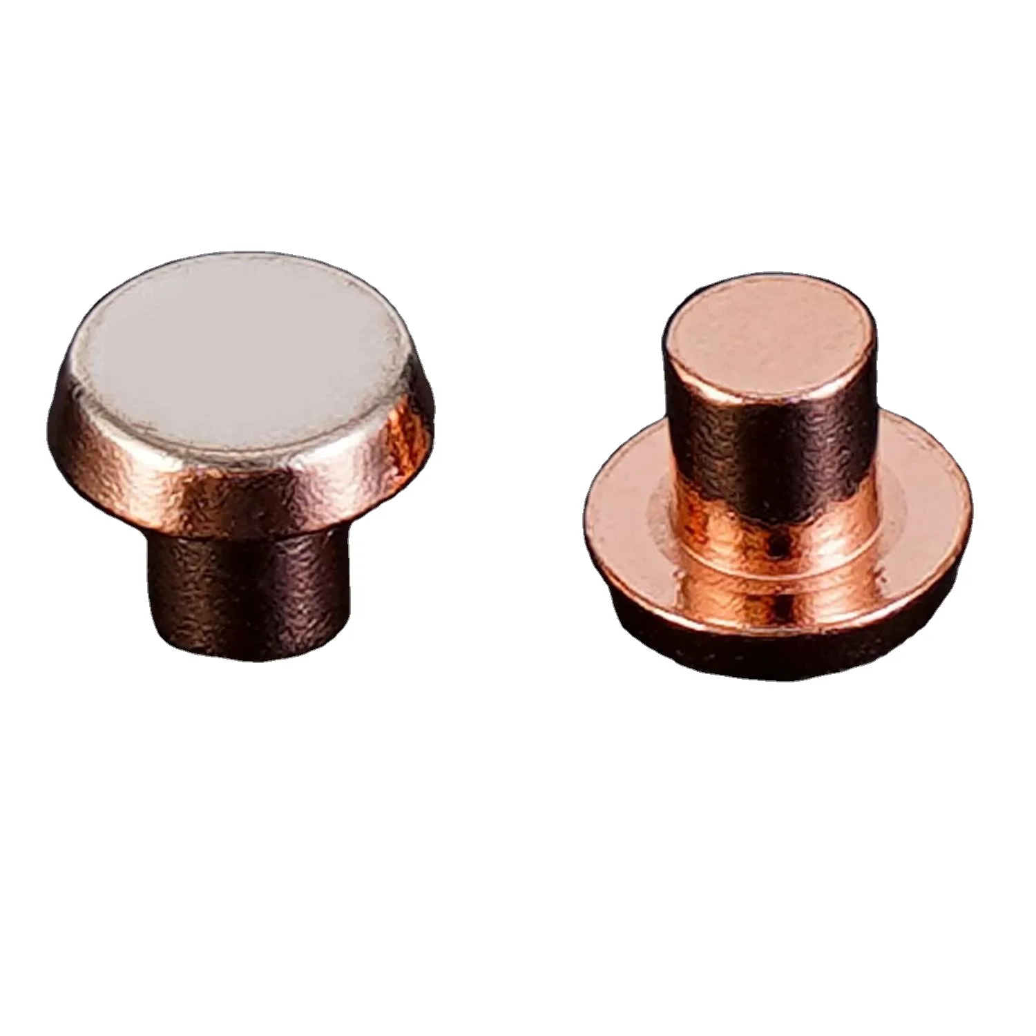 Relay Contact Agcdo Electrical Hollow Bimetal Silver Contact For Switch Socket