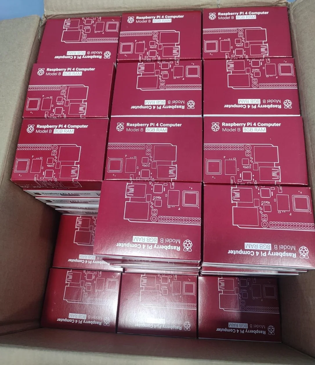 Raspberry Pi 4 B Model B Raspberry Pi 4B Use For Python Programming STM32 Development Boards  ODM Box Picture Logo 4GB\8GB RAM