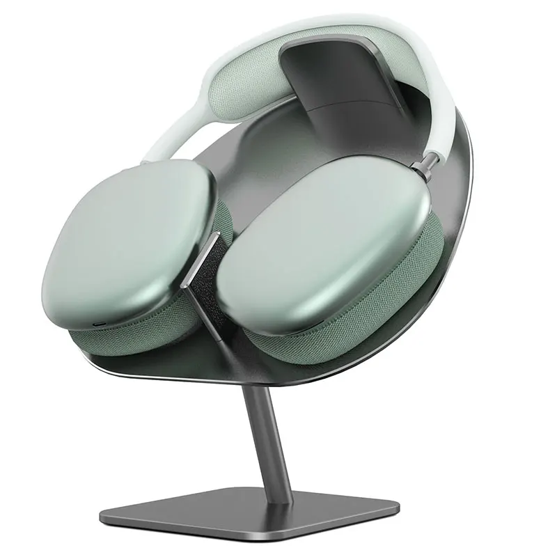 Wiwu Aluminum Headphone Stand for  Airpods Pro Max Portable Desktop Headset Holder With Auto Seep Wake Up Function
