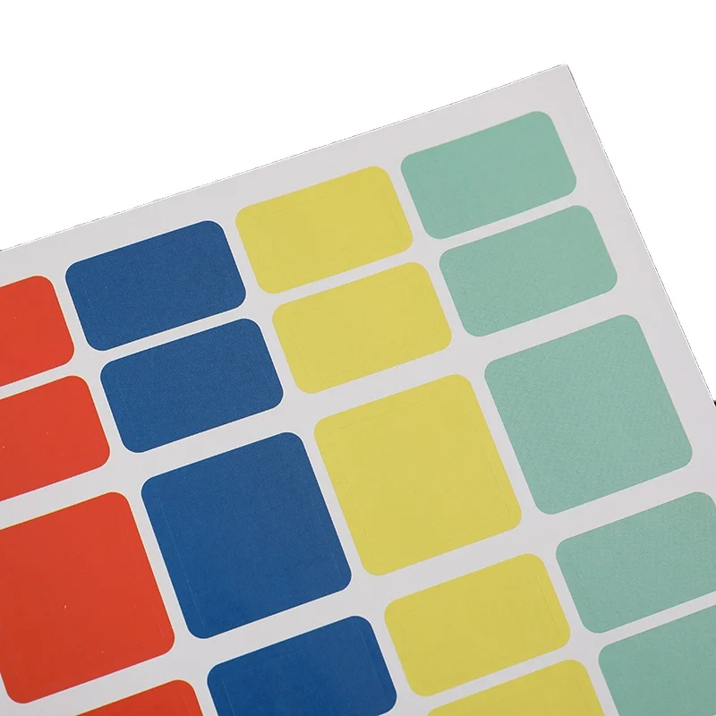 Custom Self- Adhesive Color Kiss Cut Flat Sheet Planner Book DIY Stickers
