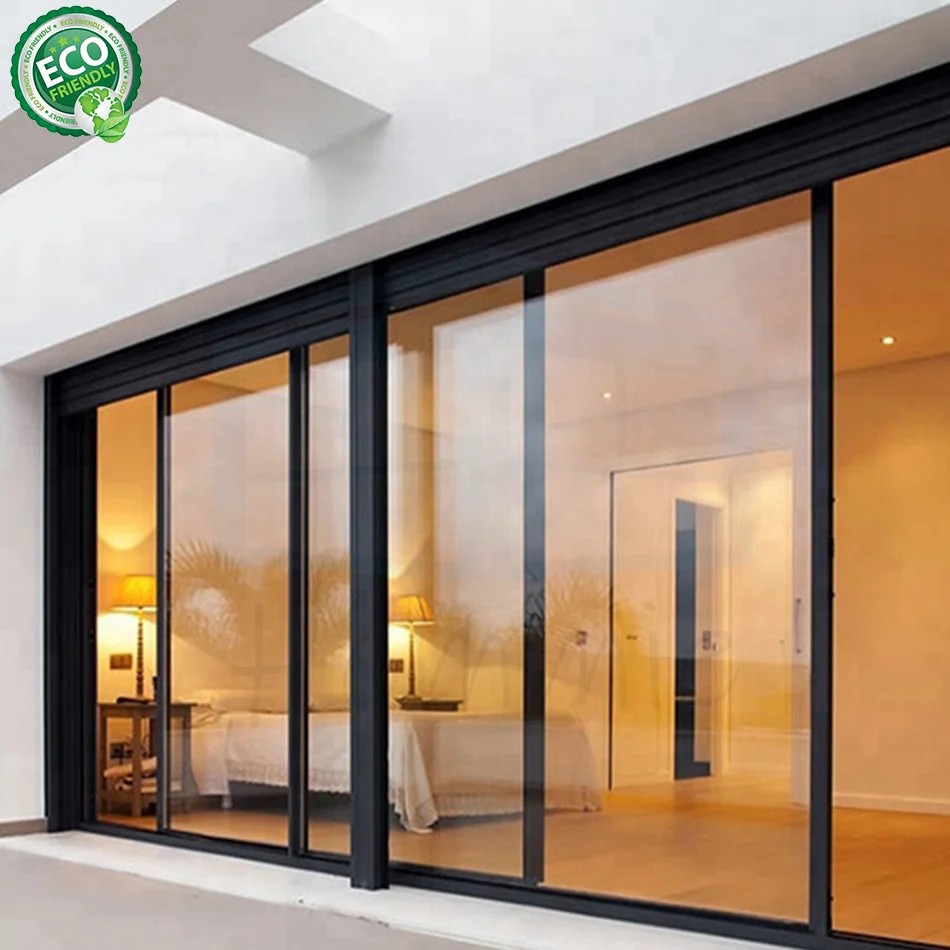 Factory OEM /ODM Aluminium Energy Saving Windows And Doors Aluminium Thermal Break Aluminum Sliding Door For European Standard