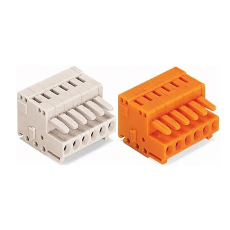 PA66 quick connector spring Factory wholesale OEM 1.5mm 2.5mm pitch Dual Single Row Female plugin spring connector