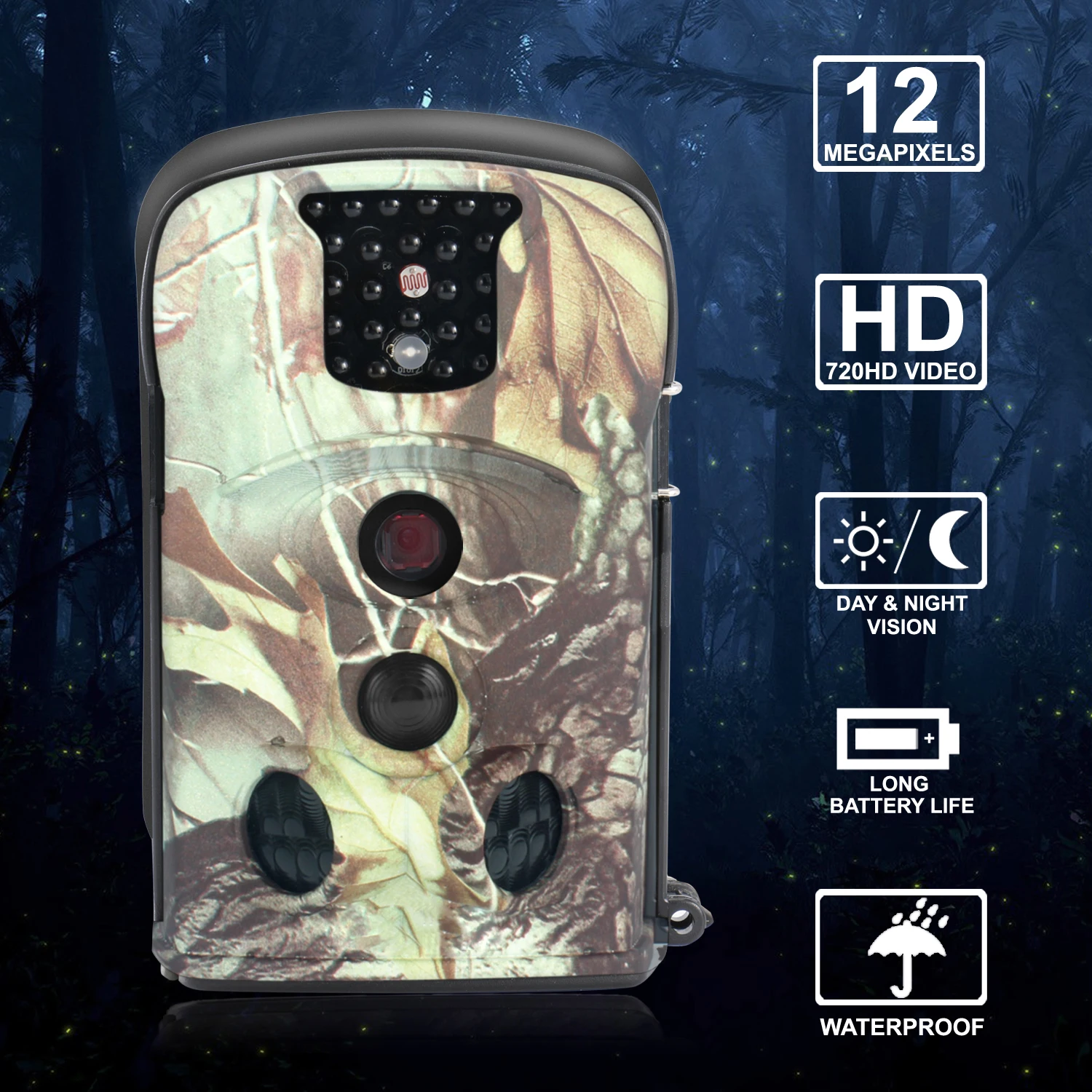 Mini Hidden Hunting Trail Camera Wildlife Game Camera Wide Angle Night Vision Camera For Hunting