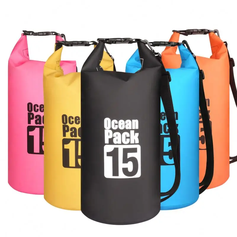 New Stylish Roll Top PVC Dry Bags dry Bag Waterproof Backpack For Man Women Outdoor Sport Travel Swimming Fishing Hiking