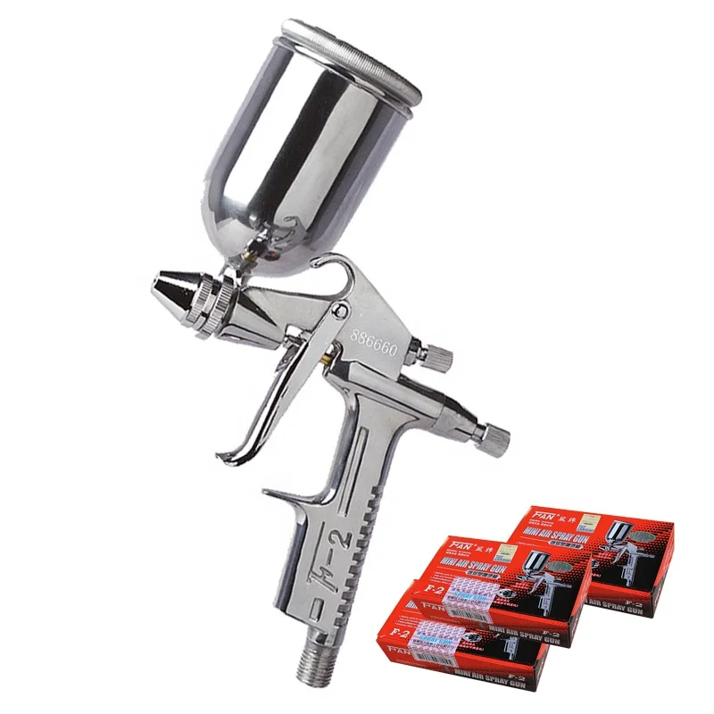 Pneumatic paint spray gun 0.3mm air spray gun set industrial use for wood/metal/plastic painting with spray gun cup pneumatic to