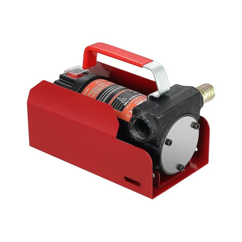 Portable DC12V/24V 40LPM Flow Rate Self Priming Electric Diesel Fuel Transfer Pump with Heavy Duty Cover