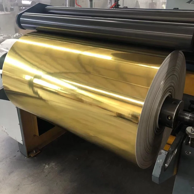 SHEET METALLIZED GOLD FOIL PAPER BOARD FOR PACKAGE AND CAKE BASE