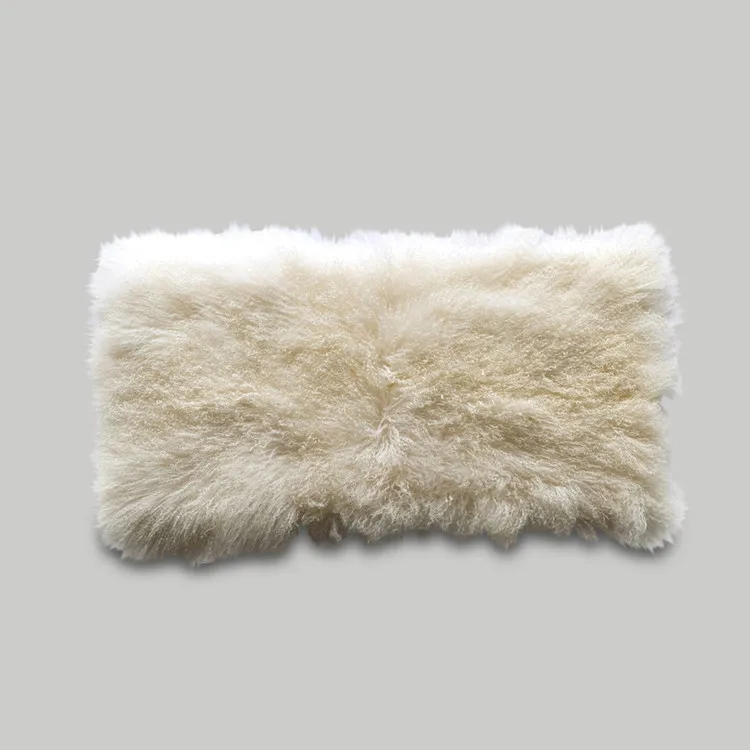 Curly wool Genuine Tibetan lamb fur plate tibet sheepskin rug throw mongolian lambskin plate rug