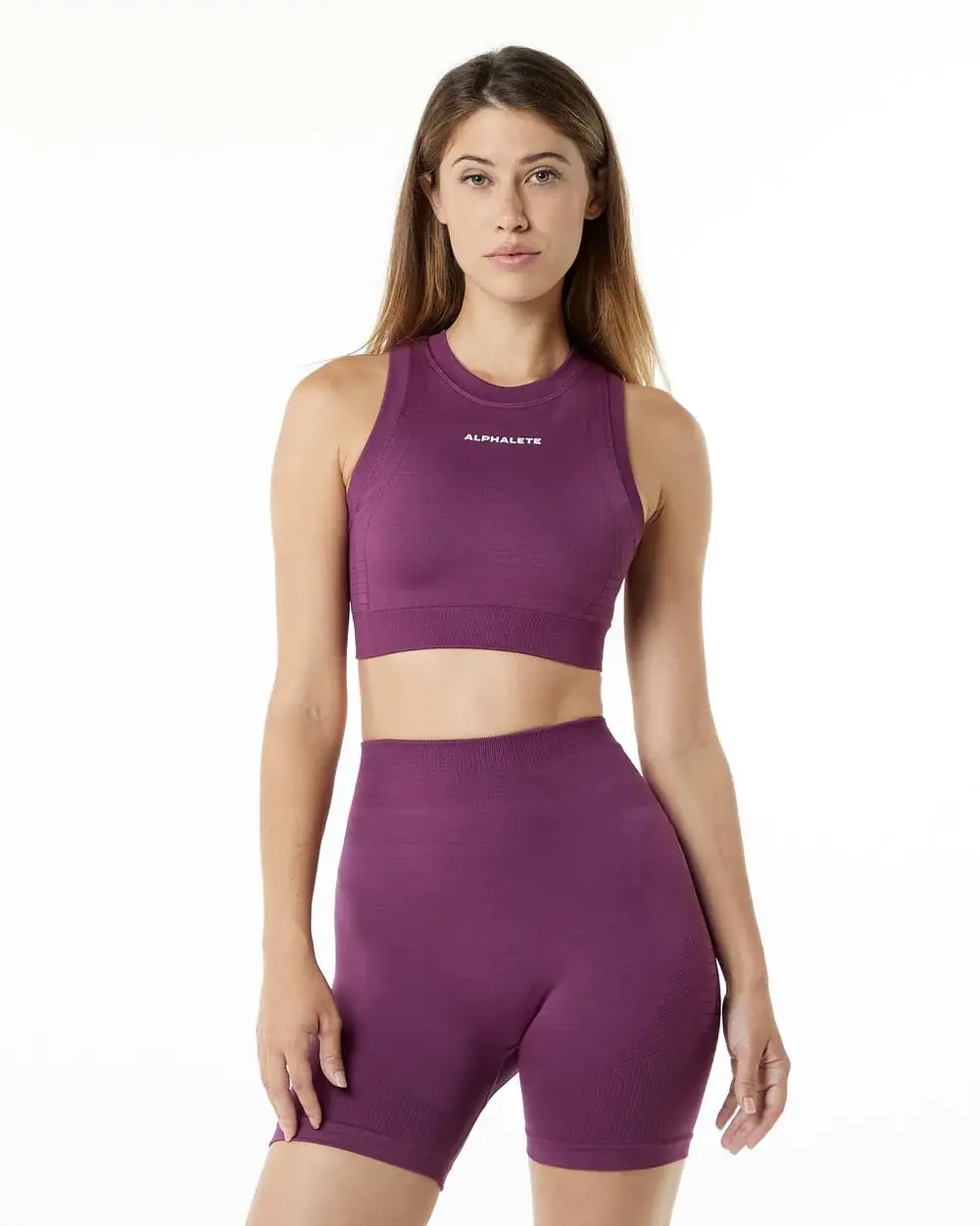 NEW Soft Recycled Material Women Sports Gym Ozone Yoga Set Seamless Workout Set