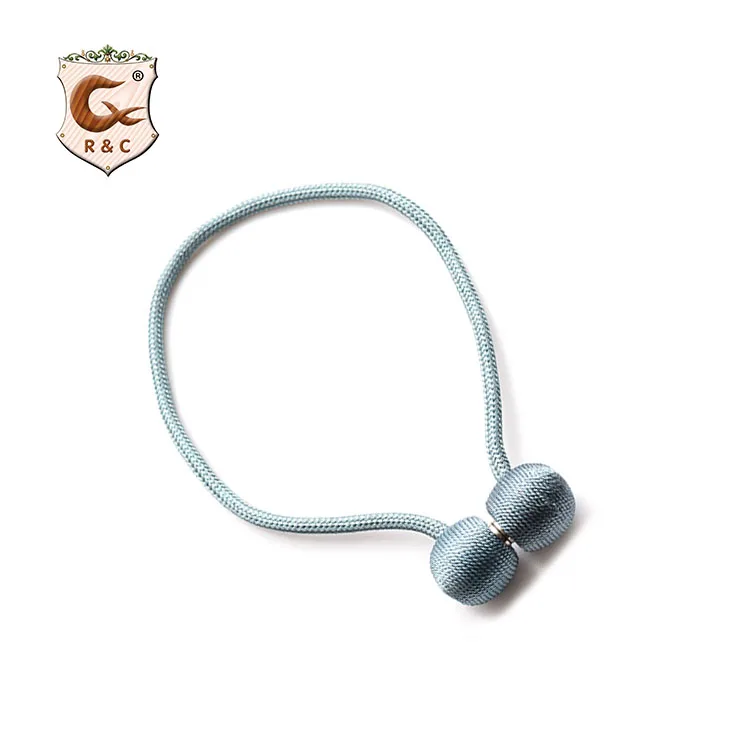 R & C Современные магнитные металлические Завязки для штор, конопляные завязки, застежки для штор, декоративные завязки для штор/