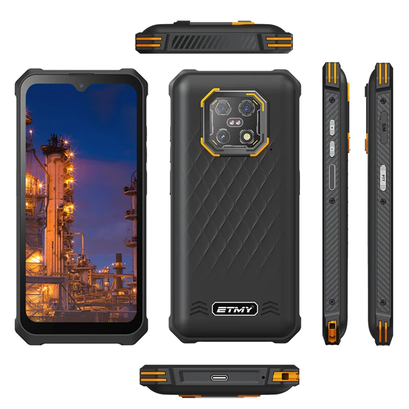 5G IP68 PTT network POC rugged mobile phone ETMY ET-RP11 with large capacity battery GPS camera