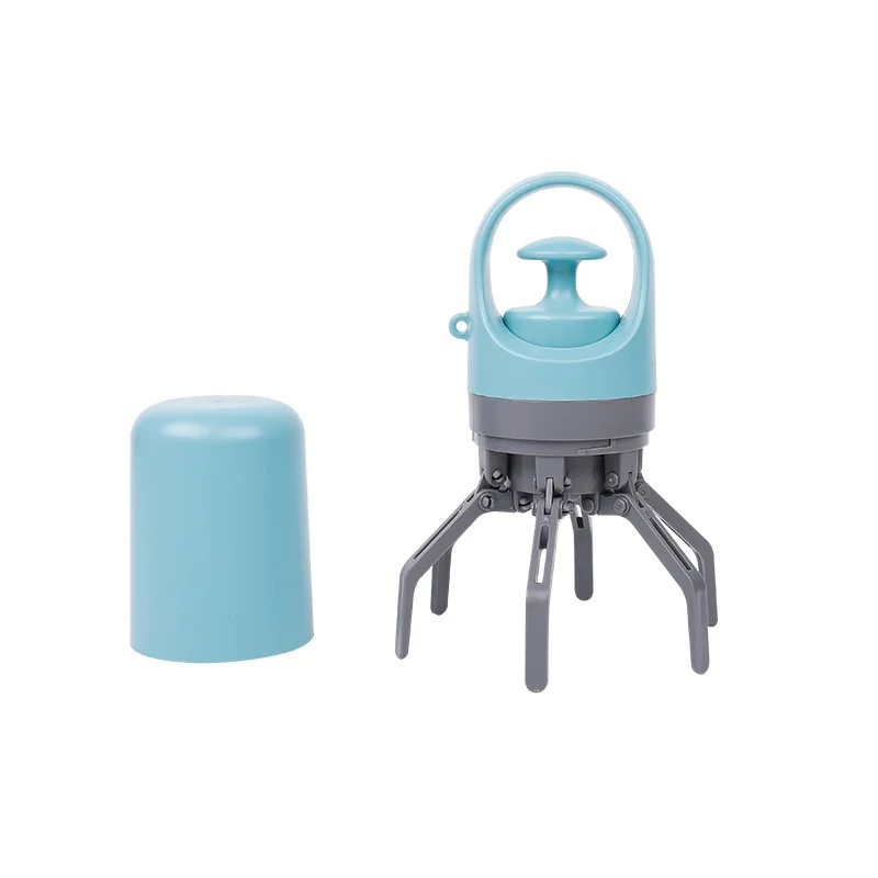 Portable Dog Poop Scooper Dog Pet Pooper Scooper Claw Sanitary Dog Waste Picker Upper with Bag Dispenser