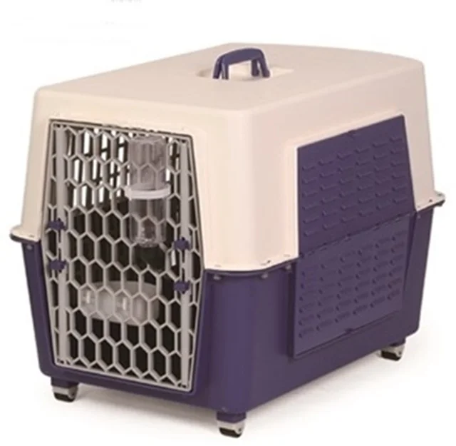 640 Easy Carry Strollers Design Small Pet Outing Carrier Dog Cat Transport Cages With Casters