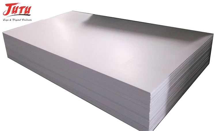 JUTU 5mm Flexible PVC Sheet Advertising Expanded fomed sheet Inkjet Printing Material Color PVC Foam Board
