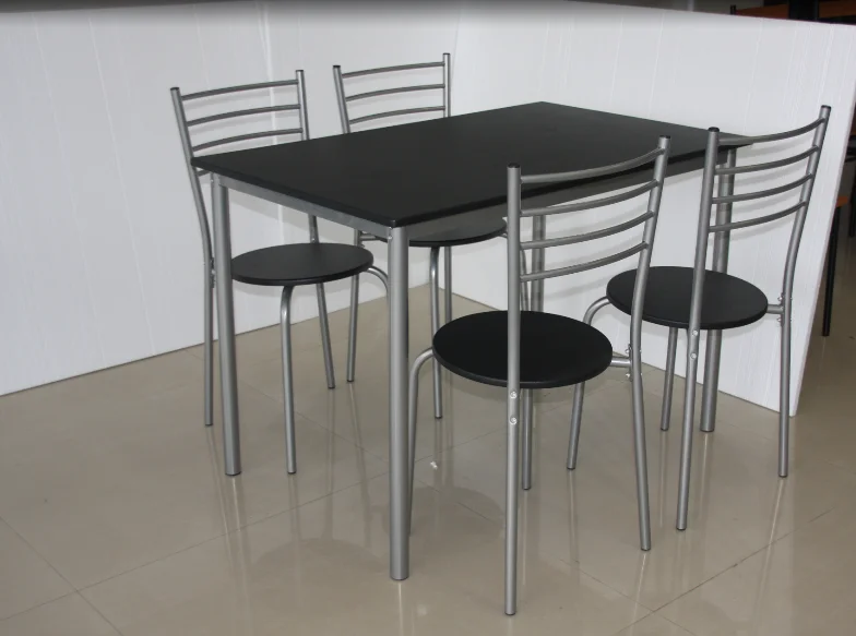 wood dining set for 4 persons